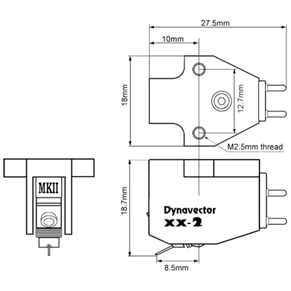 Cấu tạo của Dynavector DV XX2 MKII