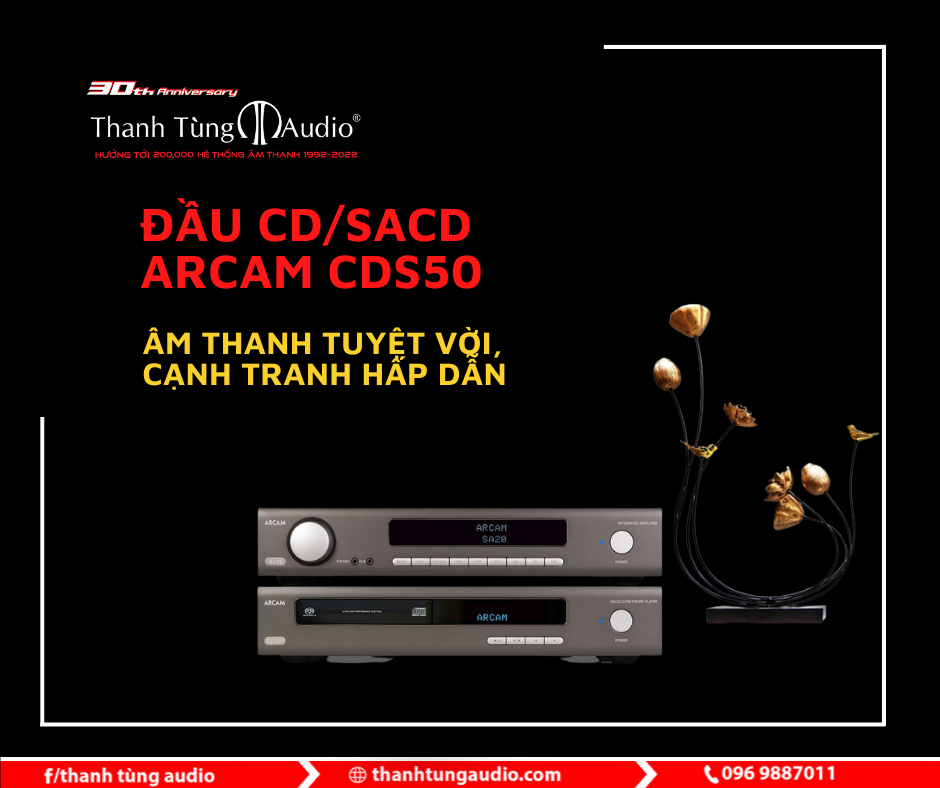 Đầu CD/SACD Arcam CDS50