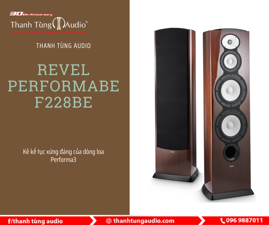 Revel PerformaBe F228Be – Kẻ kế tục của dòng loa Performa3